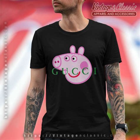 gucci tee shirt replics|peppa pig gucci shirt real.